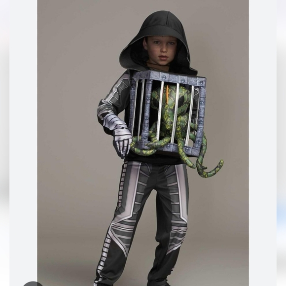 Chasing Fireflies Kids Alien Cage Costume - Size 12-14 - Picture 14 of 16